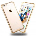 Wholesale iPhone 8 Plus / 7 Plus Crystal Clear Hybrid Case (Champagne Gold)